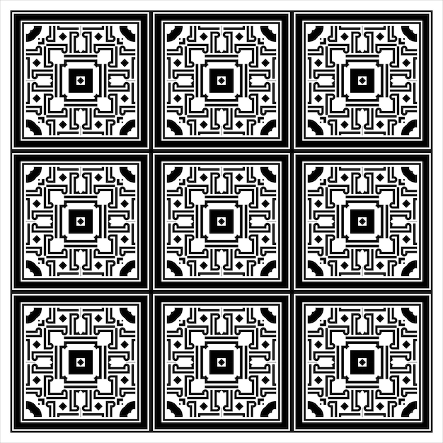 Seamless geometric pattern seamless vector Abstract Patterns symmetrical geometric tiles Design