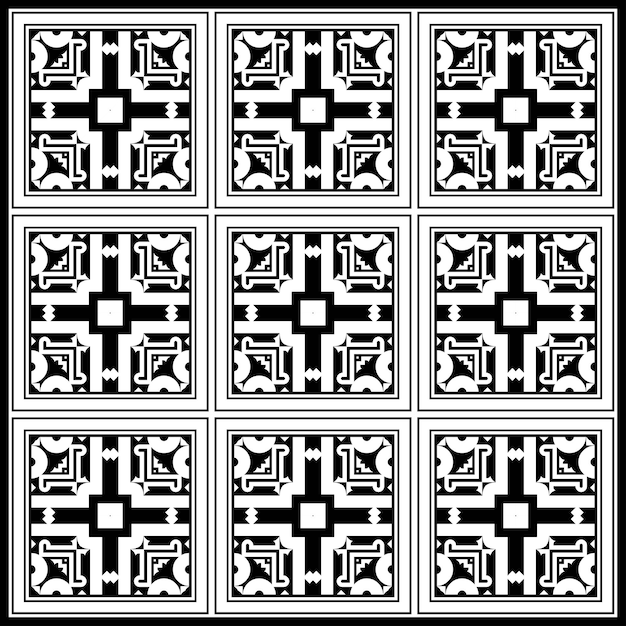 Seamless geometric pattern seamless vector Abstract Patterns symmetrical geometric tiles Design