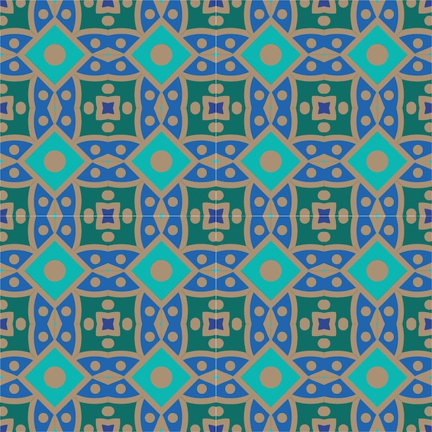 Seamless geometric pattern seamless vector Abstract Patterns symmetrical geometric tiles Design