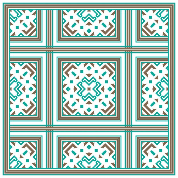 Seamless geometric pattern seamless vector Abstract Patterns symmetrical geometric tiles Design