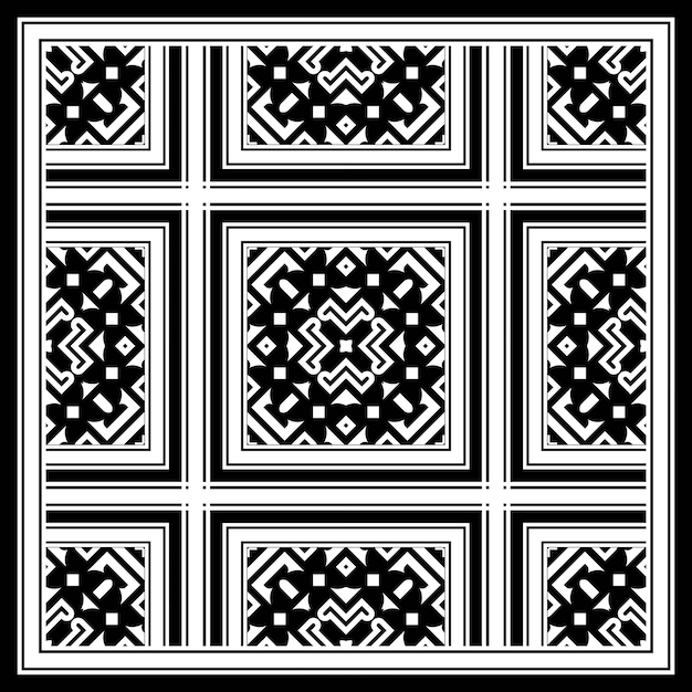 Seamless geometric pattern seamless vector Abstract Patterns symmetrical geometric tiles Design