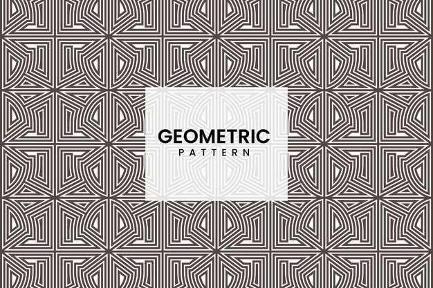 Seamless geometric shape lines pattern