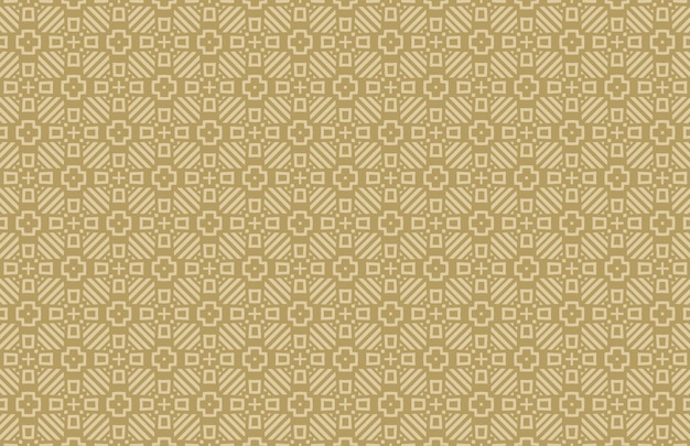 Seamless geometric tradition brown pattern