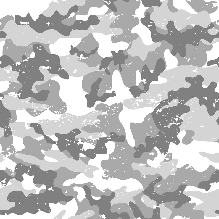 Seamless grunge light camouflage pattern