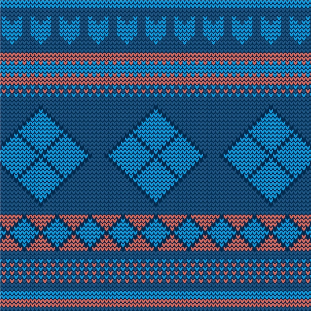 Seamless knitting pattern