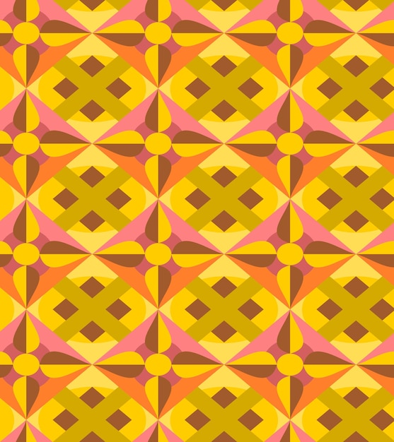 seamless pattern abstract flower with diagonal background