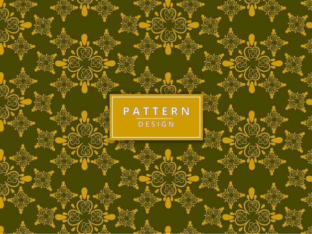 Seamless pattern background with mandala design