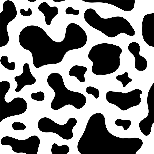 Seamless pattern cow skin
