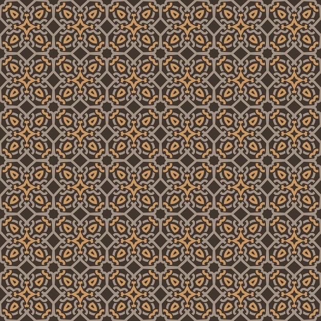 Seamless pattern decorative symmetries ornament pattern vector illustration