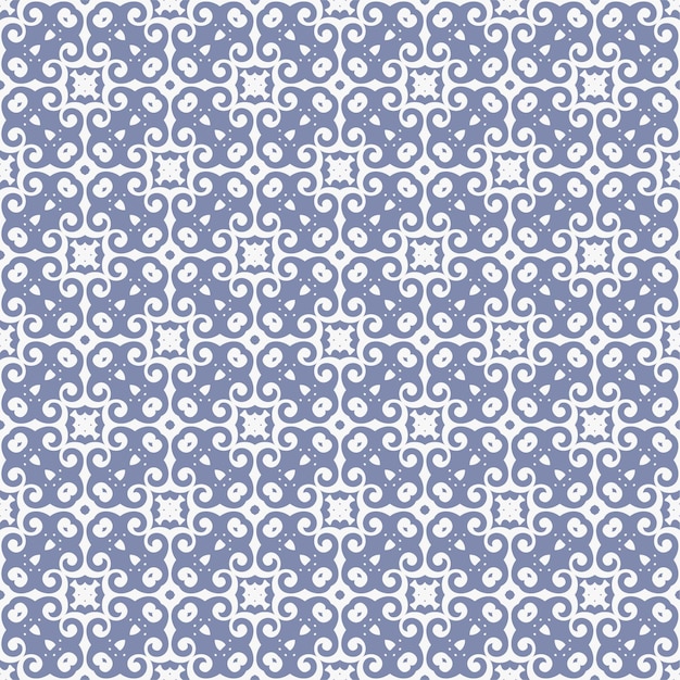 Seamless pattern design minimalist damask background