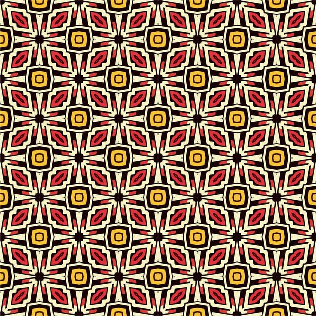 Seamless pattern design minimalist with decorative background