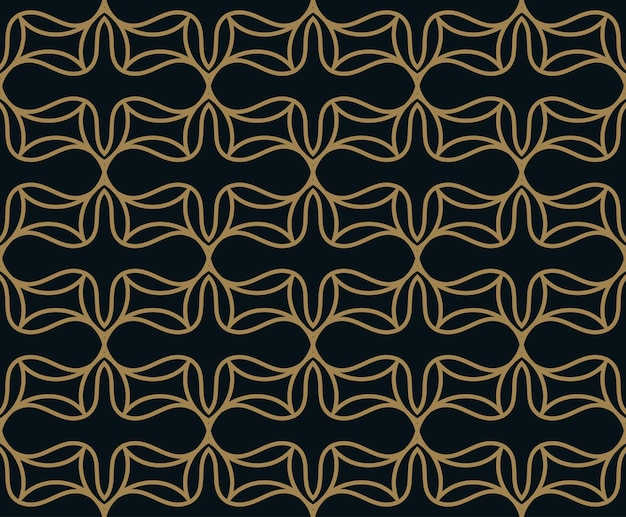 seamless pattern elegant linear ornament geometric stylish background vector repeating texture