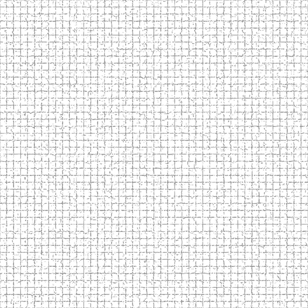 Seamless pattern grunge style intersecting lines cells canvas