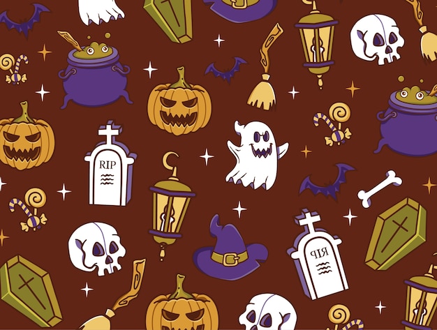 Seamless pattern Halloween