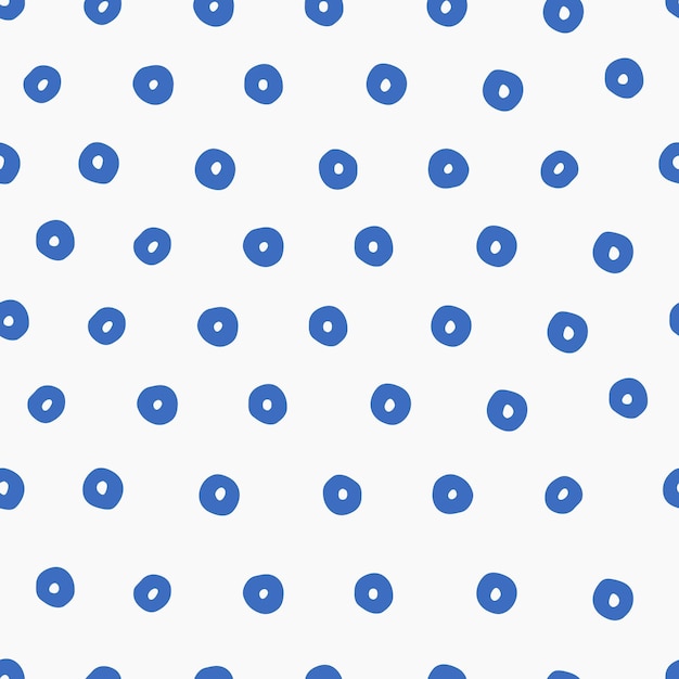 Seamless pattern Hand drawn rings decorated with patterns in Scandinavian style