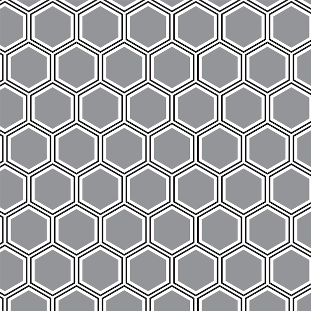 seamless pattern of a hexagonal pattern