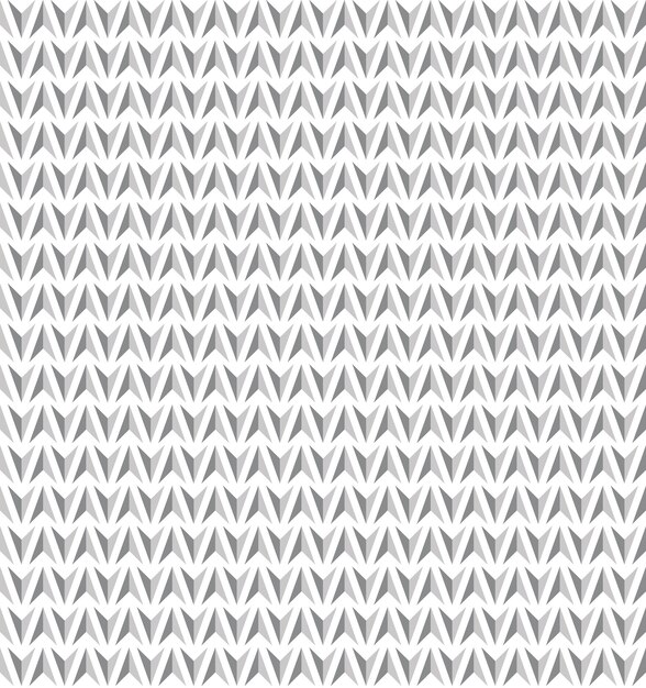 Seamless Pattern of Geometric Arrow- Two Tone Gray Background Vector Illustration