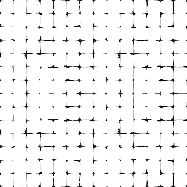 Seamless Pattern of Irregular Abstract Grid