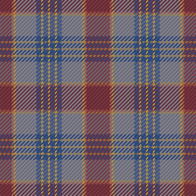 Seamless pattern of scottish tartan plaid. Repeatable background with check fabric texture. Vector backdrop striped textile print.