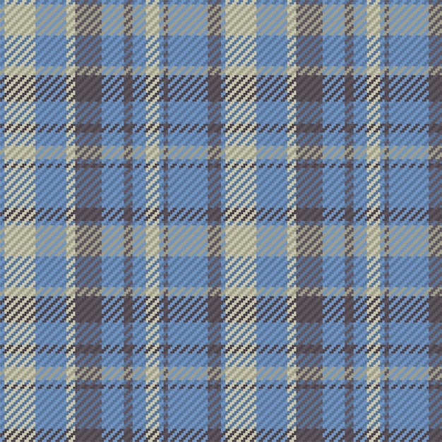 Seamless pattern of scottish tartan plaid. Repeatable background with check fabric texture. Vector backdrop striped textile print.