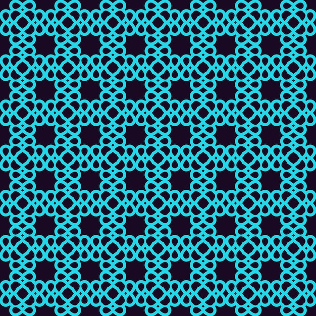 seamless pattern ornament of lines and curls linear abstract background