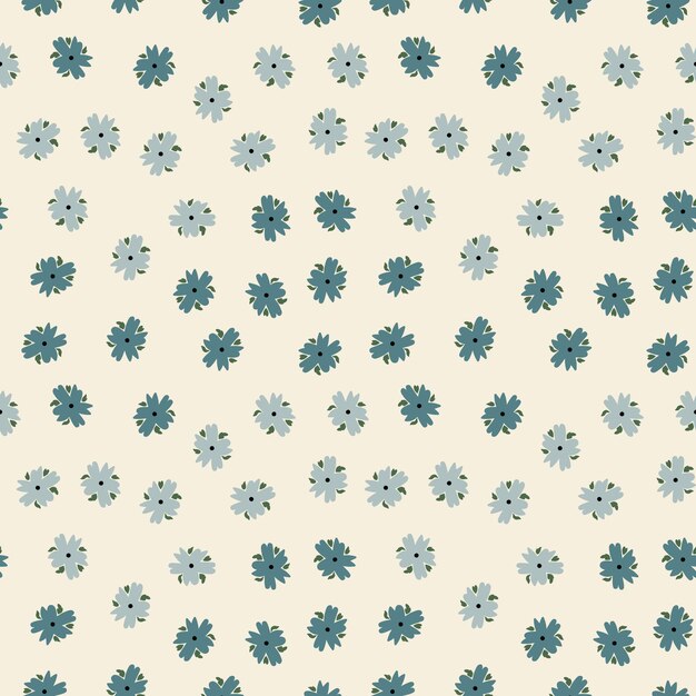 Seamless pattern with abstract shapes Simple colored doodles
