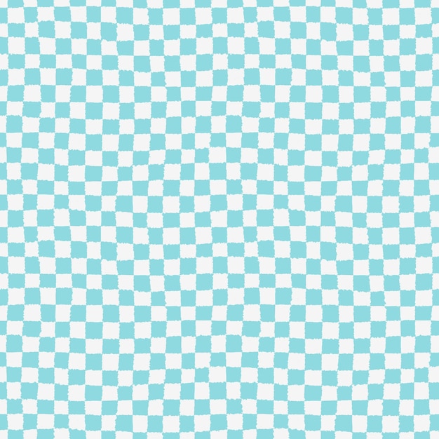 Seamless pattern with checkered geometric texture