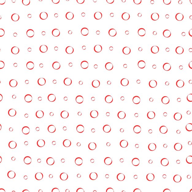 Seamless pattern with circles and dots Vector