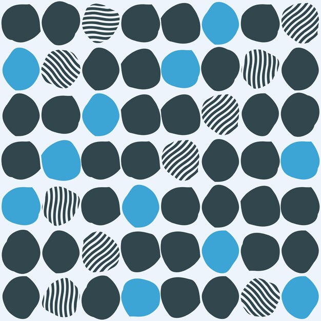 seamless pattern with cute bugs colorful hand drawn vector illustration