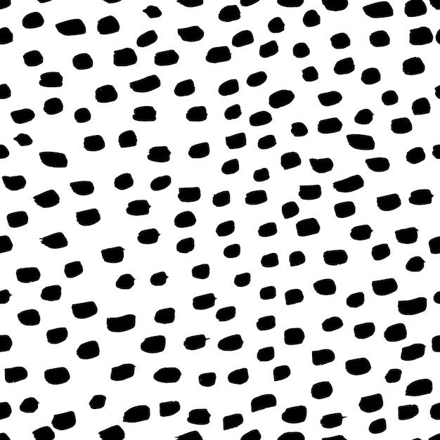 seamless pattern with hand drawn brush strokes wavy and swirled brush strokes vector seamless pattern