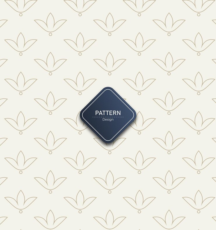 seamless pattern with leaf white background
