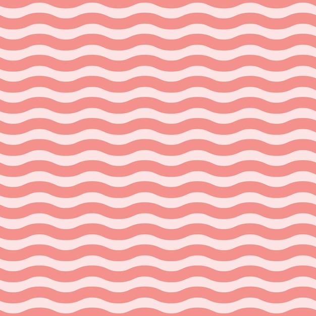 Seamless pattern with pink waves
