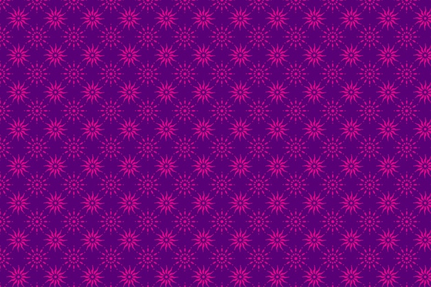 seamless pattern with purple flowers