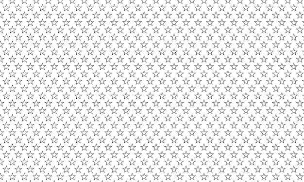 seamless pattern with the stars on a white background