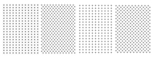 Seamless Patterns with Backgrounds and Textures Textile Textures Set For Fabrics Etc