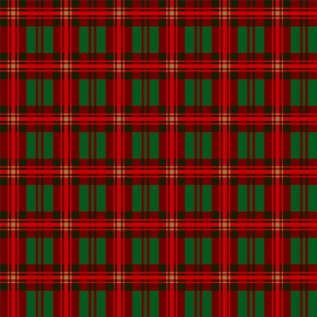 Seamless plaid tartan, holiday background pattern