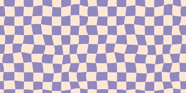 seamless purple checkerboard pattern repeating distorted checkered texture groovy trippy abstract