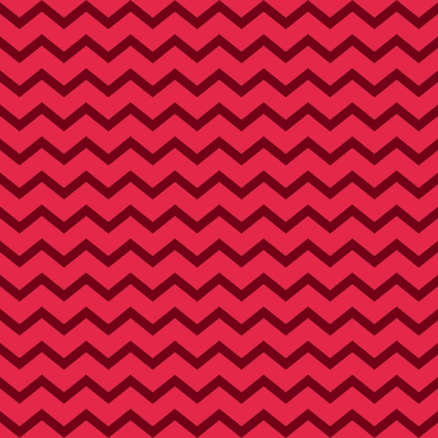 Seamless Red Stylist Wave pattern vector illustration background