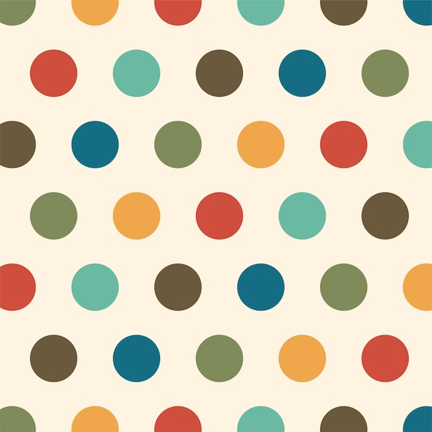 Seamless retro pattern colorful geometric background