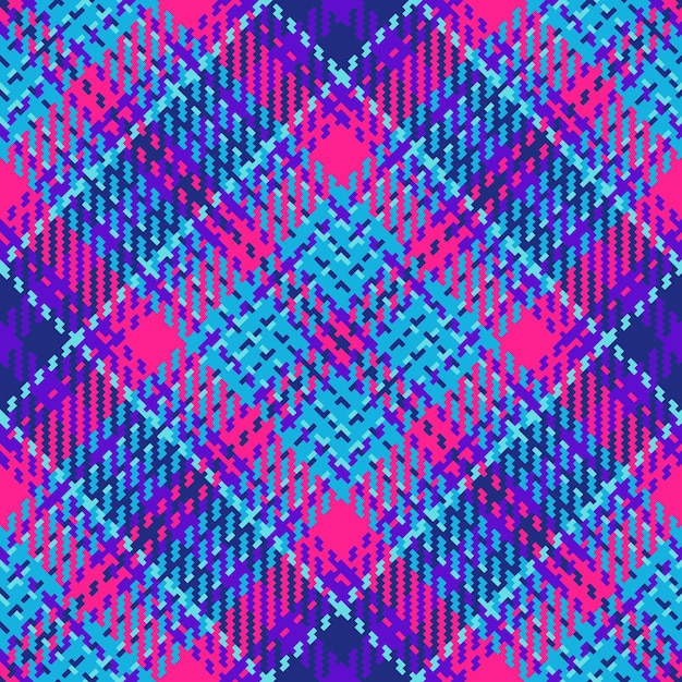 seamless tartan pattern check vector textile background texture fabric plaid