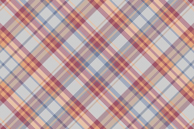 Seamless tartan plaid pattern background with vintage color. Vector illustration.