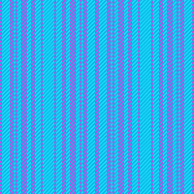 Seamless texture fabric of textile vertical background with a pattern stripe lines vector in cyan and violet colors