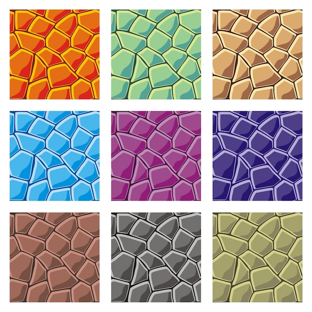 seamless texture pattern of stones