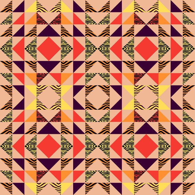 Seamless triangle pattern abstract background 