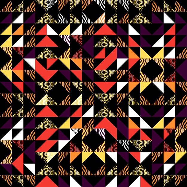 Seamless triangle pattern abstract background 