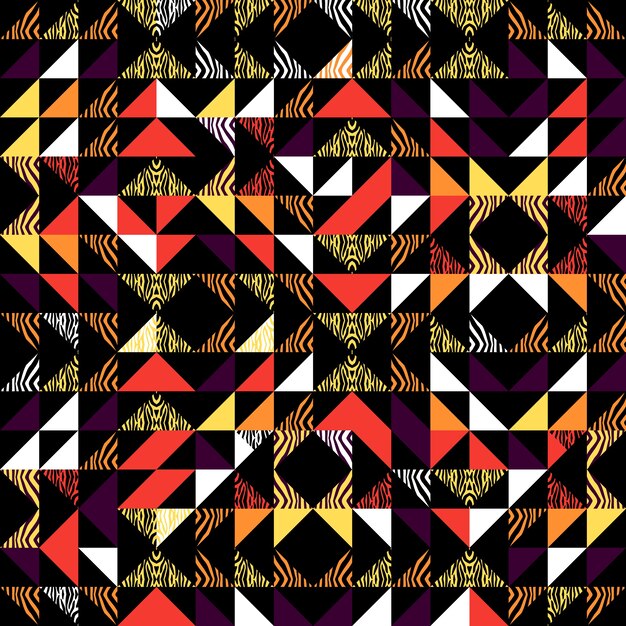 Seamless triangle pattern abstract background 