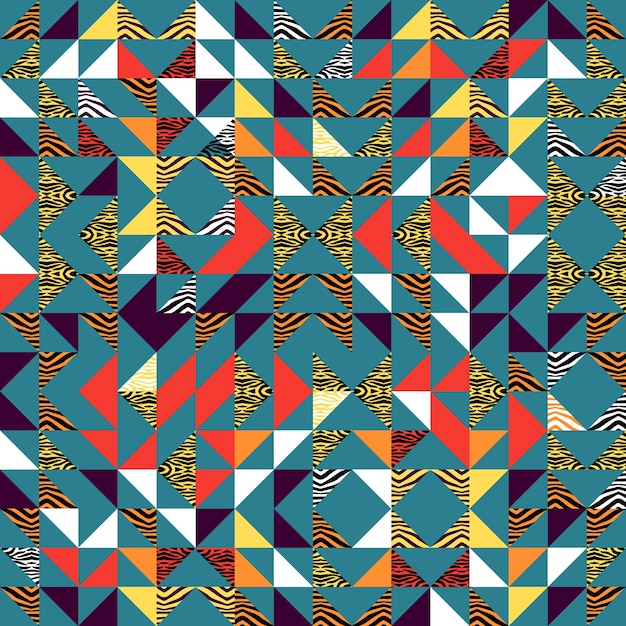 seamless triangle pattern abstract background 