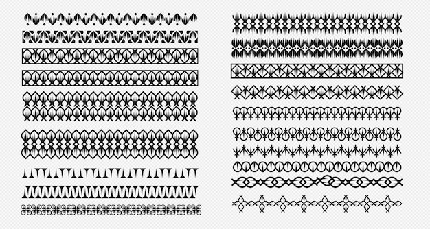 Seamless tribal pattern folk embroidery traditional geometric ornament