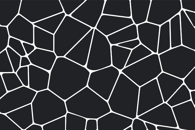 seamless vector mosaic pattern. irregular cell background. voronoi texture.