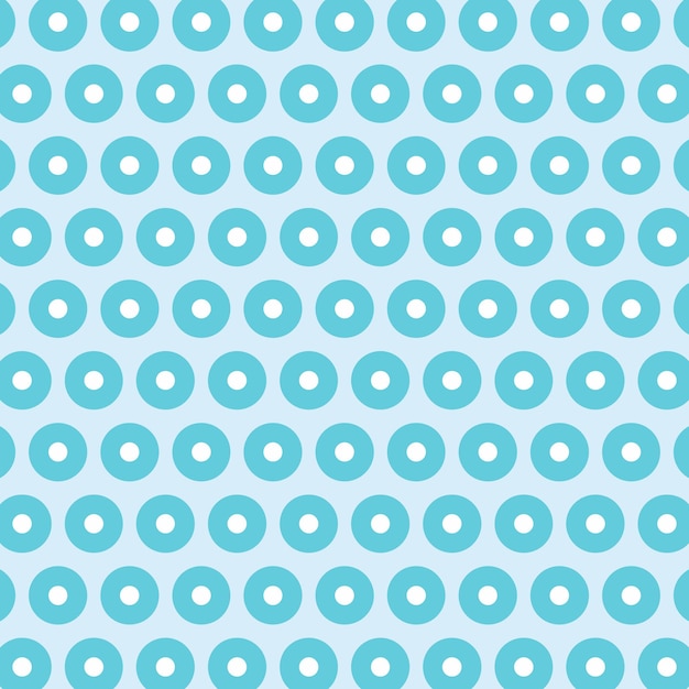 Seamless vector pattern with blue ring